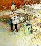 Carl Larsson den underliga dockan painting